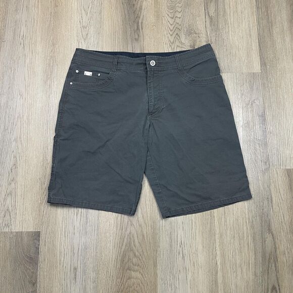Kuhl Shorts Mens 38 Gray Stretch Hiking Outdoor Trail Utility Adventure - Picture 1 of 12